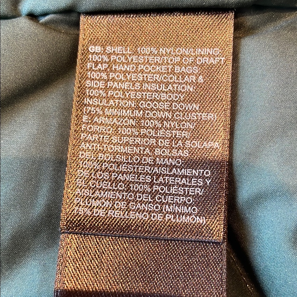 The North Face NWOT Puffer Vest, Emerald Green, Woman’s, 550 Down Fill, Size L - Picture 12 of 13